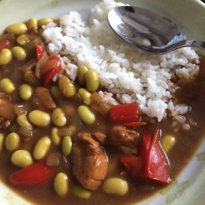 ヘルシーな夏野菜のココナッツカレー